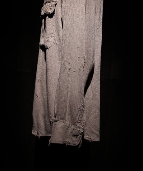 Dust Rose Distressed Rayon Field Shirt