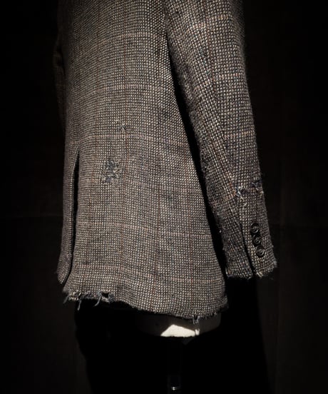 Faded Archive Brown Check Tailored Jacket