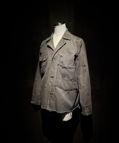 Faded Herringbone Field Tailored Jacket