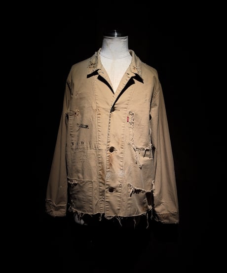Faded Sand Archive Cropped Chore Jacket