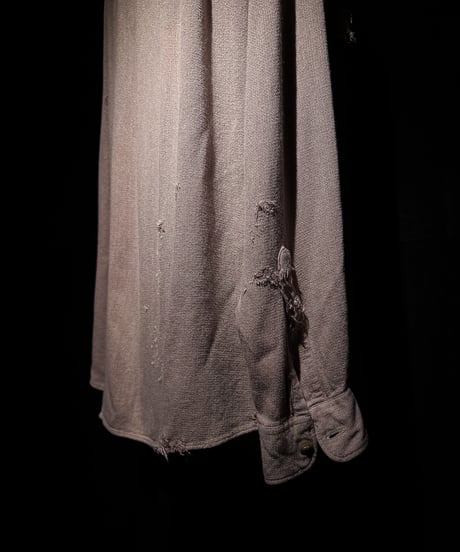 Dust Rose Distressed Rayon Field Shirt