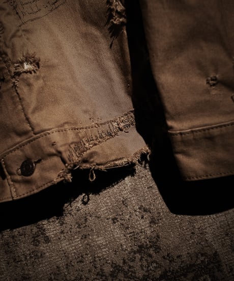 Faded Archive Distressed Chore Jacket