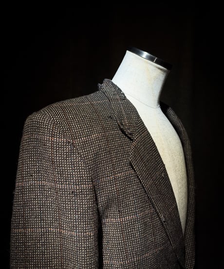 Faded Archive Brown Check Tailored Jacket