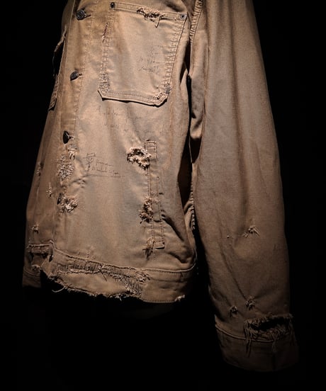 Faded Archive Distressed Chore Jacket