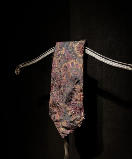 Faded Ornamental Paisley Silk Tie