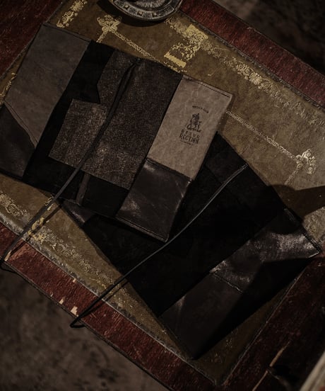Re:Piece Leather Patchwork Book Jacket