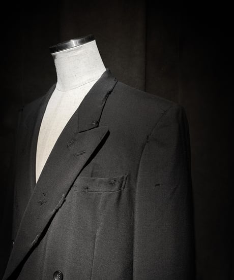 Distressed Archive Double-Breasted Blazer