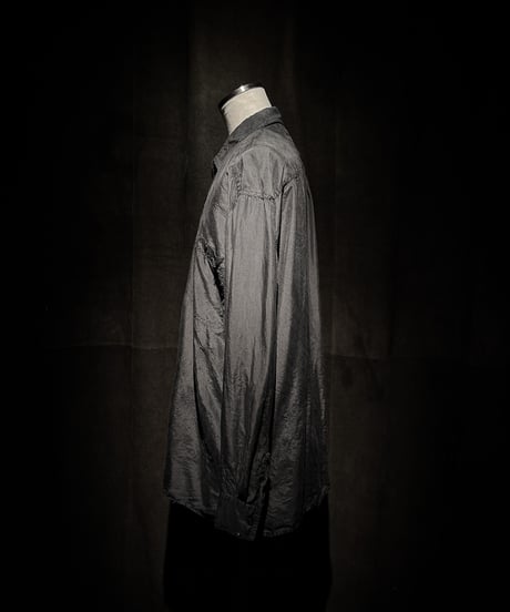 Faded Black Silk-100% Utility Shirt