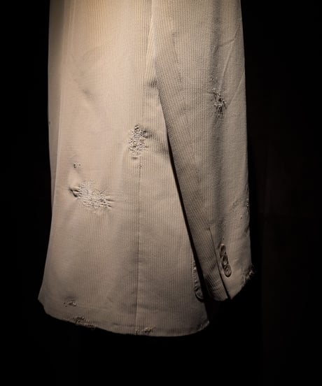 Faded Archive Script Tailored Jacket