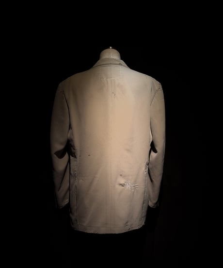 Faded Archive Script Tailored Jacket