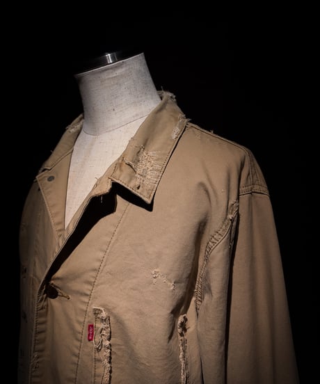 Faded Sand Archive Cropped Chore Jacket