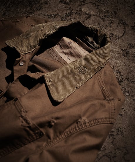 Faded Archive Distressed Chore Jacket