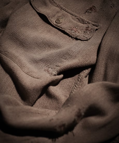 Dust Rose Distressed Rayon Field Shirt