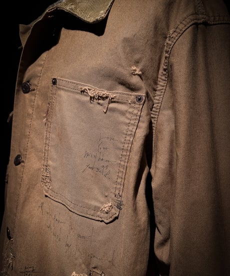 Faded Archive Distressed Chore Jacket