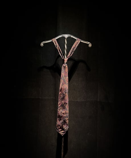 Faded Ornamental Paisley Silk Tie