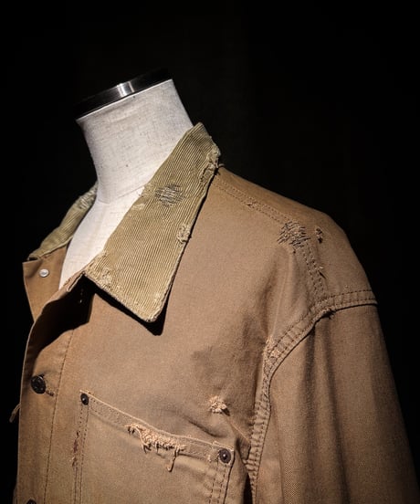 Faded Archive Distressed Chore Jacket