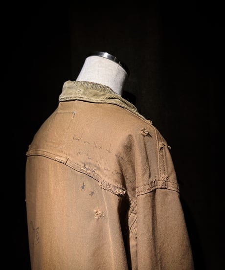 Faded Archive Distressed Chore Jacket