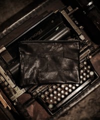 Re:Piece Leather  Patchwork Pouch