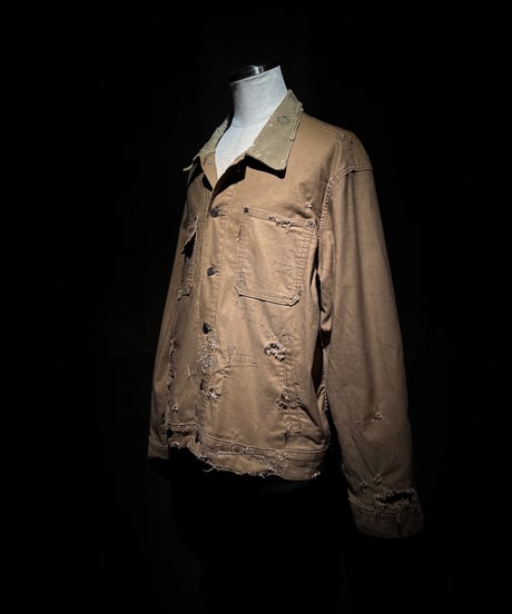 Faded Archive Distressed Chore Jacket