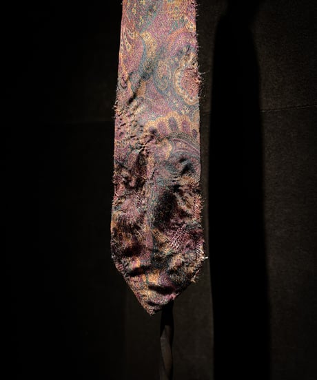 Faded Ornamental Paisley Silk Tie