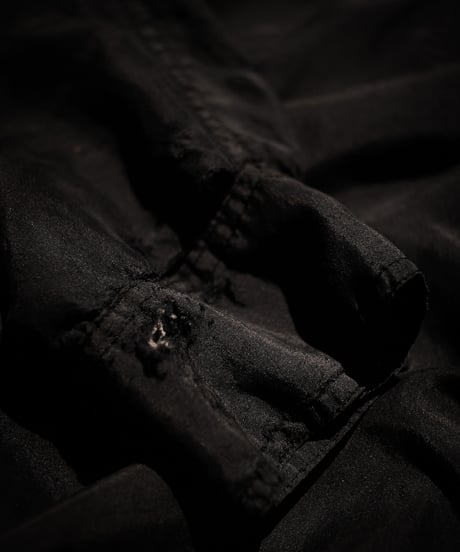 Faded Black Silk-100% Utility Shirt