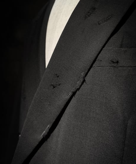 Distressed Archive Double-Breasted Blazer