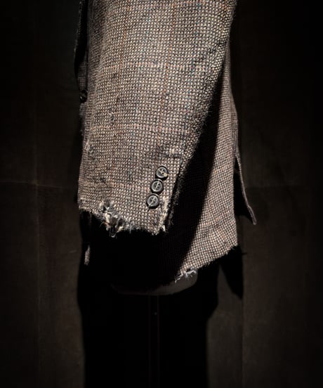 Faded Archive Brown Check Tailored Jacket