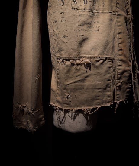 Faded Sand Archive Cropped Chore Jacket