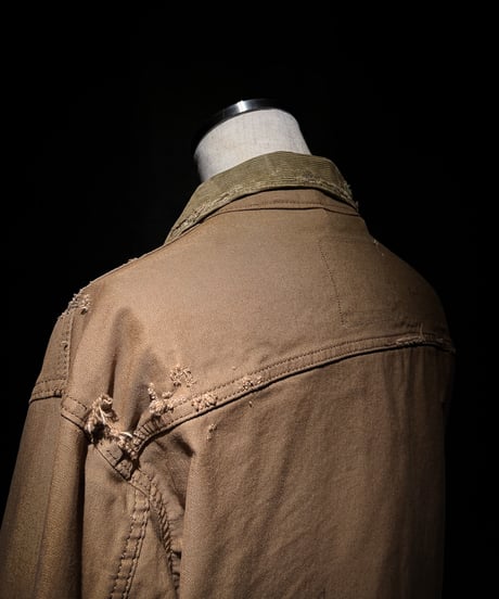 Faded Archive Distressed Chore Jacket