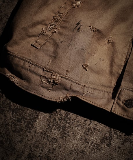 Faded Archive Distressed Chore Jacket