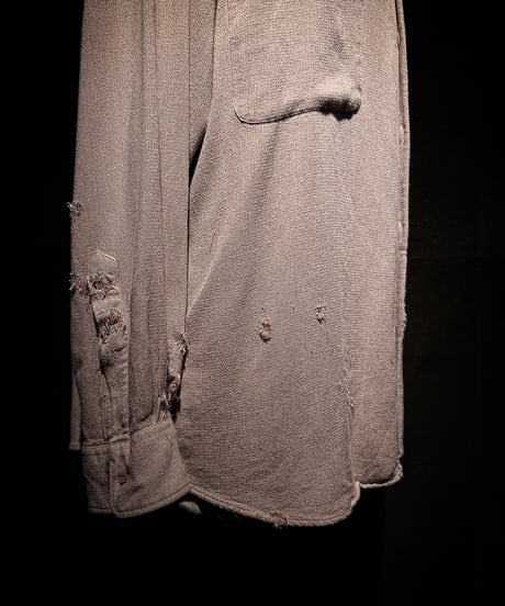 Dust Rose Distressed Rayon Field Shirt