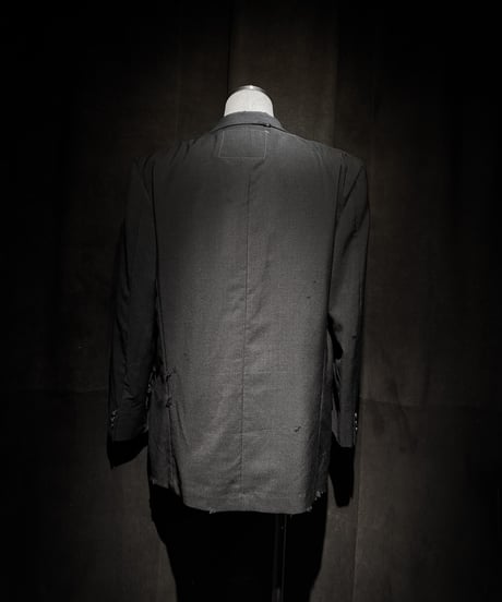 Distressed Archive Double-Breasted Blazer