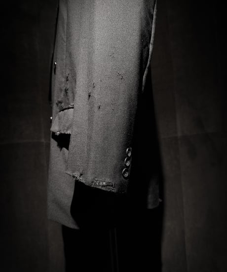 Distressed Archive Double-Breasted Blazer
