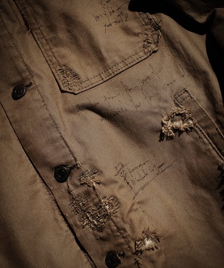 Faded Archive Distressed Chore Jacket