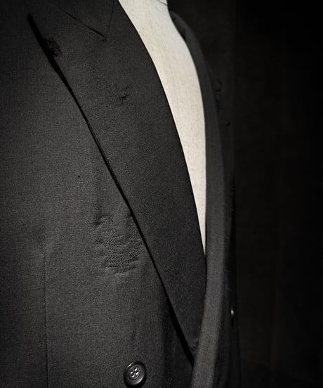 Distressed Archive Double-Breasted Blazer