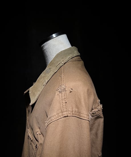 Faded Archive Distressed Chore Jacket