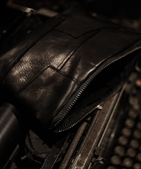 Re:Piece Leather  Patchwork Pouch