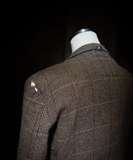 Faded Archive Brown Check Tailored Jacket