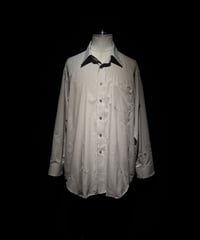 Distressed Pinstripe damage Shirt