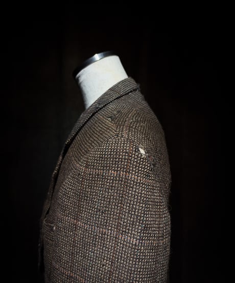 Faded Archive Brown Check Tailored Jacket