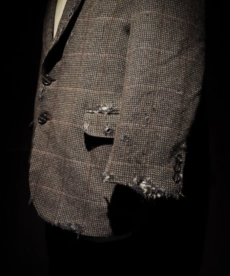 Faded Archive Brown Check Tailored Jacket