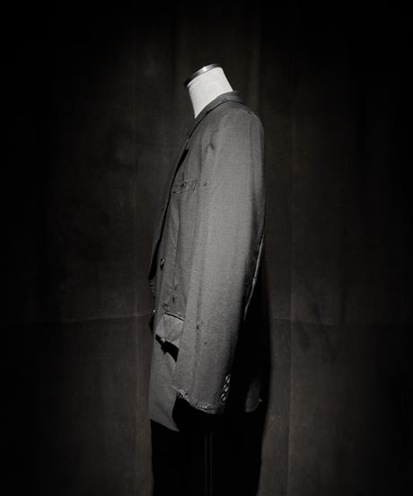 Distressed Archive Double-Breasted Blazer