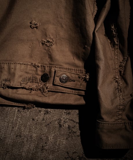Faded Archive Distressed Chore Jacket