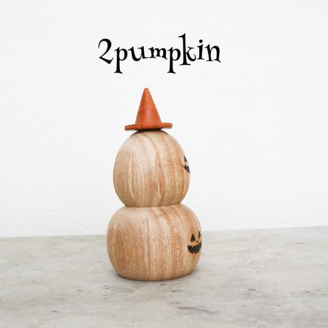 wooden pumpkin