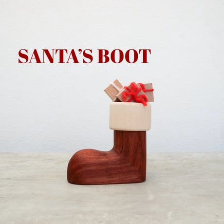 YUKIDARUMA/SANTA/SANTA'S BOOT