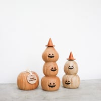 wooden pumpkin
