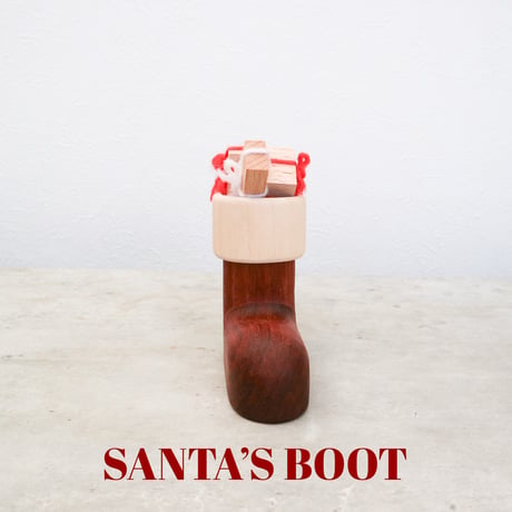 YUKIDARUMA/SANTA/SANTA'S BOOT
