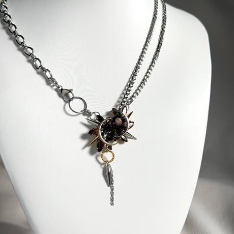 Éliane Necklace『King Black×Brown』