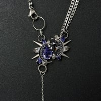 【10/15まで限定販売】  Éliane Necklace『Purple×Night Black 』