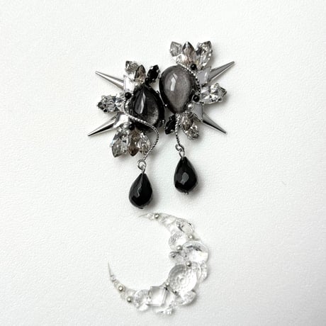 【予約】Limited Éliane『Silver Obsidian× Black Spinel』